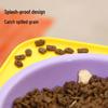 Double Bowl Pet Feeder with Automatic Water Dispenser - Anti-Tip Design for Dogs and Cats