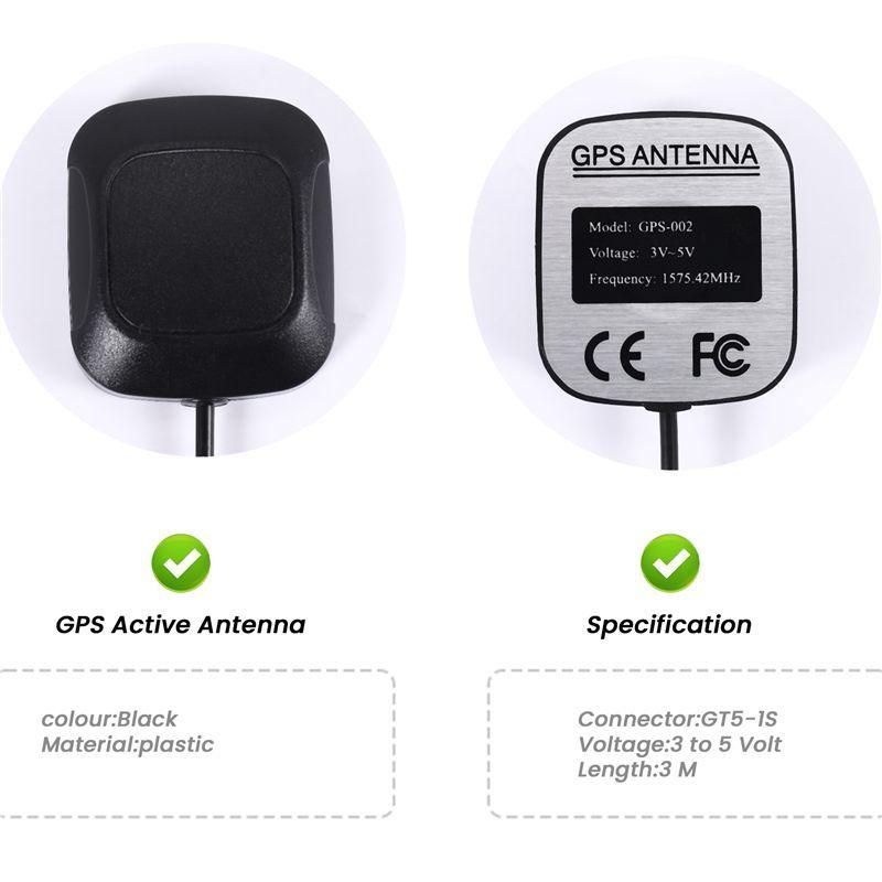 AA92-Car GPS Navigation Active Antenna GT5-1S Jack Antenna Connector Cable For Alpine Kenwood JVC Toyota Honda Nissan