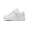 New Court Borough Low Slip Resistant, Breathable, Lightweight Low Top Skateboard Shoes Pure White Infant And Toddler 870029-100