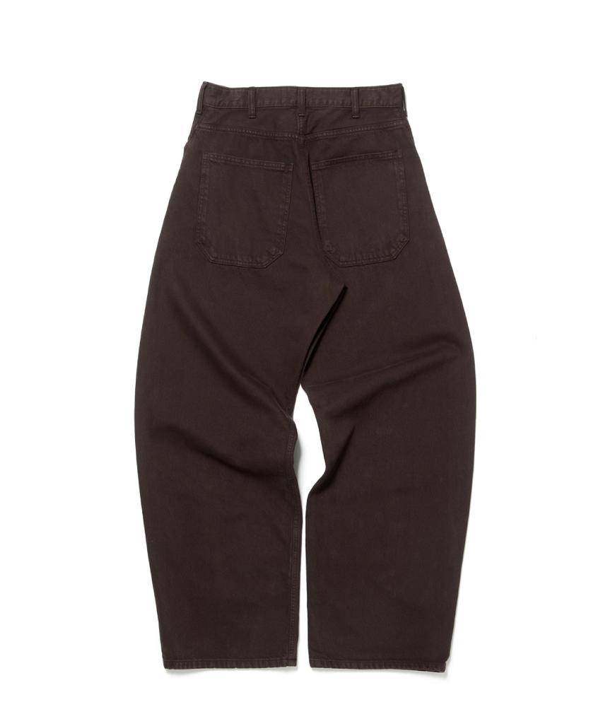 Haechinglum Wide Curve Jeans Brown