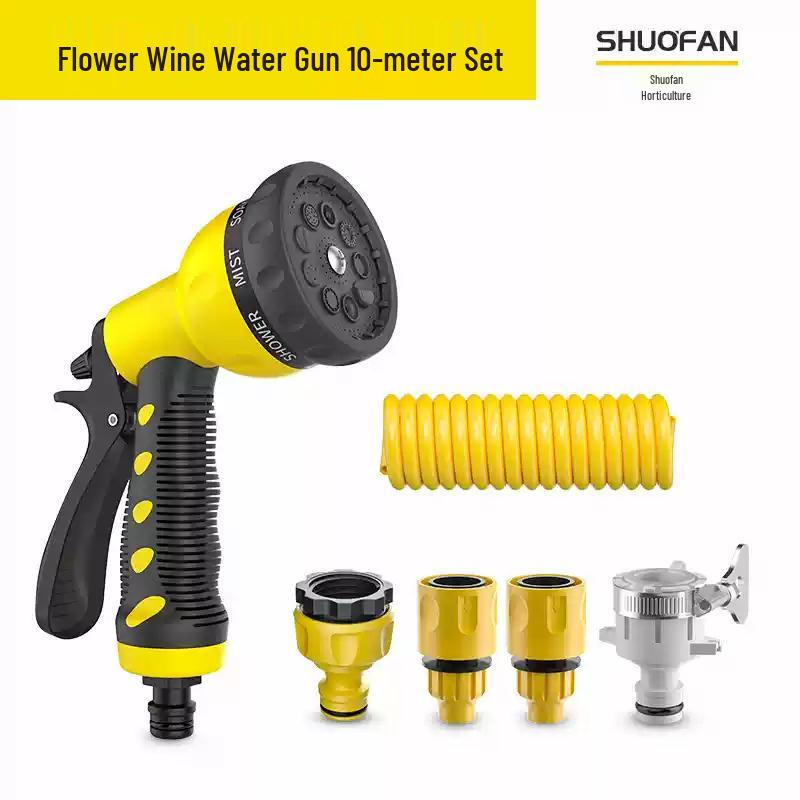 

Multipurpose Watering Hose & Sprinkler for Gardens, Vegetables, Courtyards, and Balconies