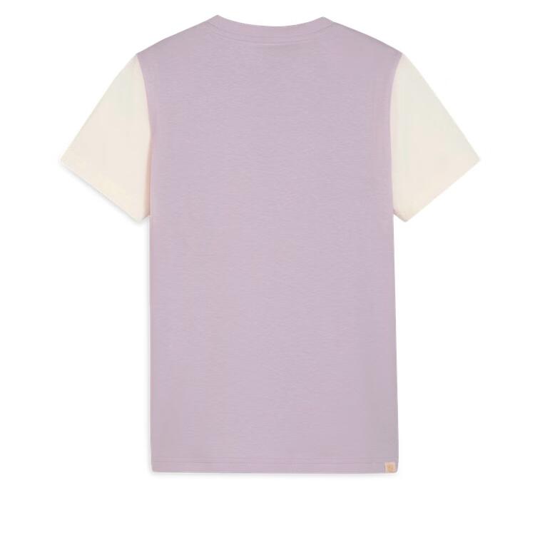 Puma Ready Set Better T-Shirt Breathable Versatile Comfortable Short Sleeve Kids tops Light-Purple 679269-60