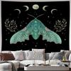Nature Moth Tapestry Forest Wall Hanging Woodland Decor Bohemian Room Aesthetic Vintage Home Textile Art Living Room Dorm