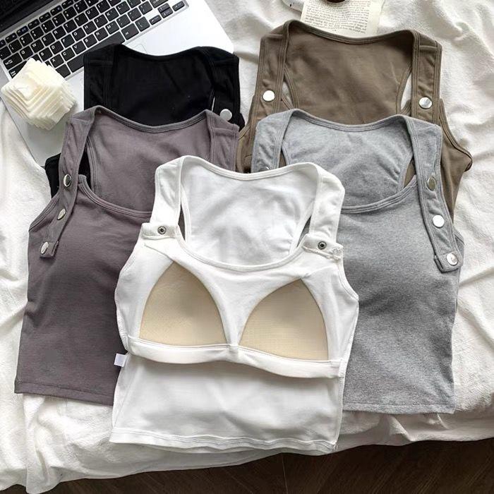 Square Collars T-shirts Sleeveless Women Sexy Tank Tops Girls Y2K Vest Street Party Wear