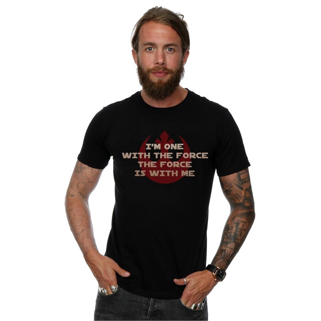 Star Wars Mens Rogue One I´m One With The Force Red T-Shirt