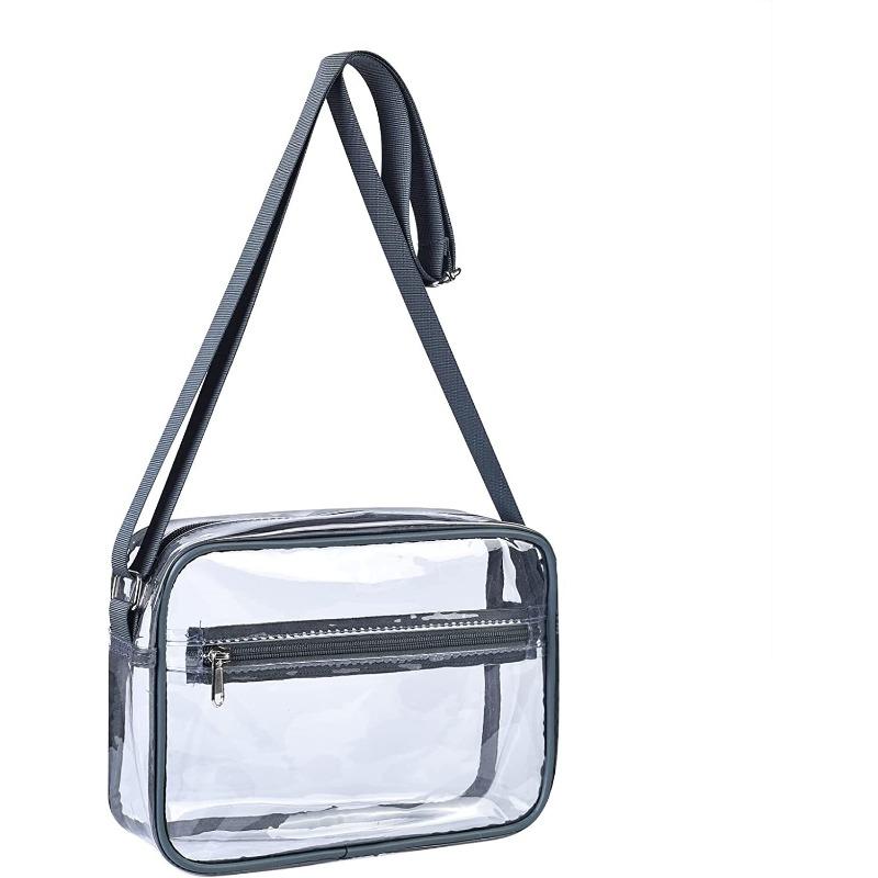 Store the new transparent pvc messenger bag, go out portable travel bag beach travel bag