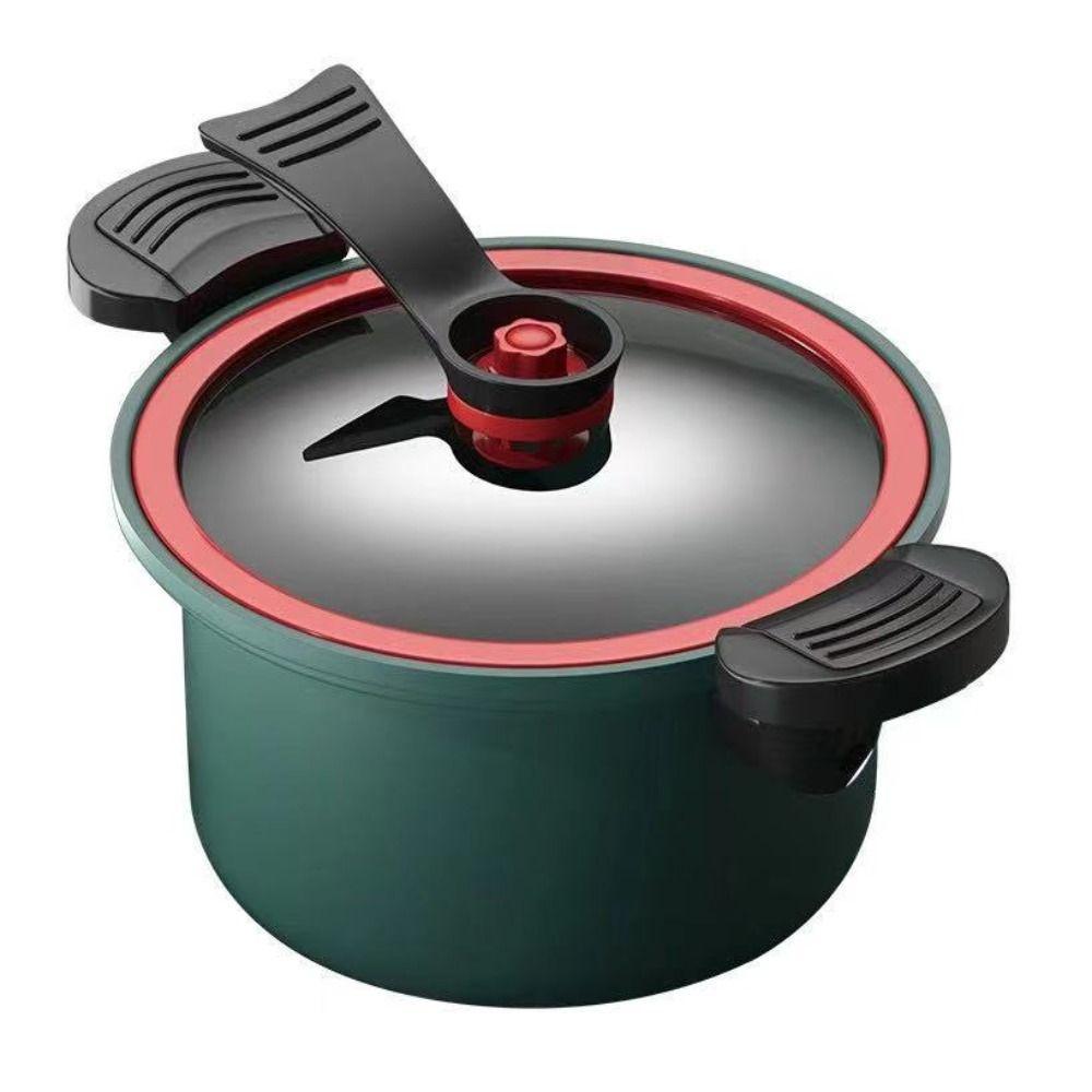 With Non-stick Coating 3.5L Pressure Cooker Lid Soup Pot Multi-function Simmering Pot  Gas Stove