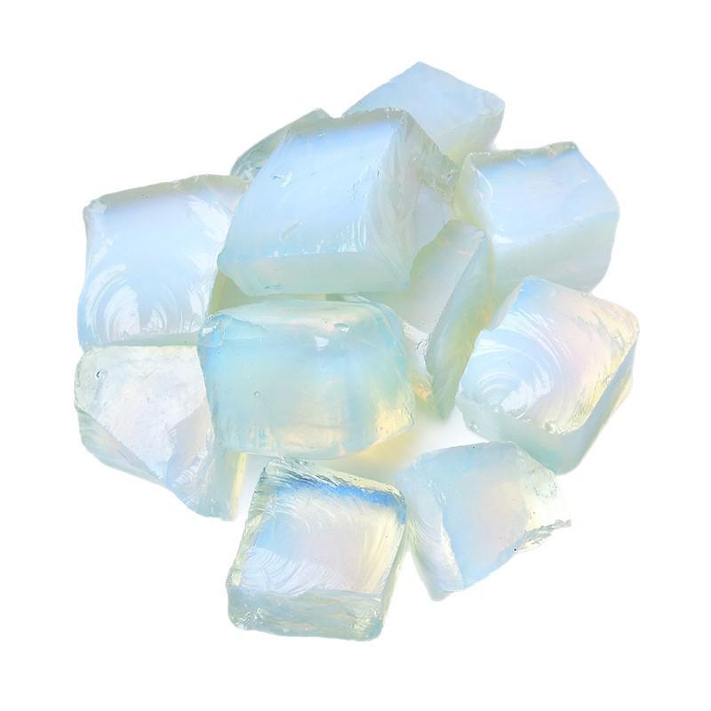 Natural Raw Stone Incense & Landscaping Crystals: White, Yellow, Purple Crystal Diffuser Stones