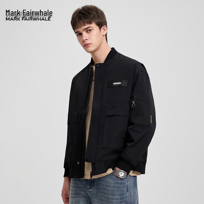 

Mark Fairwhale Men s Multi-Pocket Anti-Wrinkle Casual Jacket 3XL