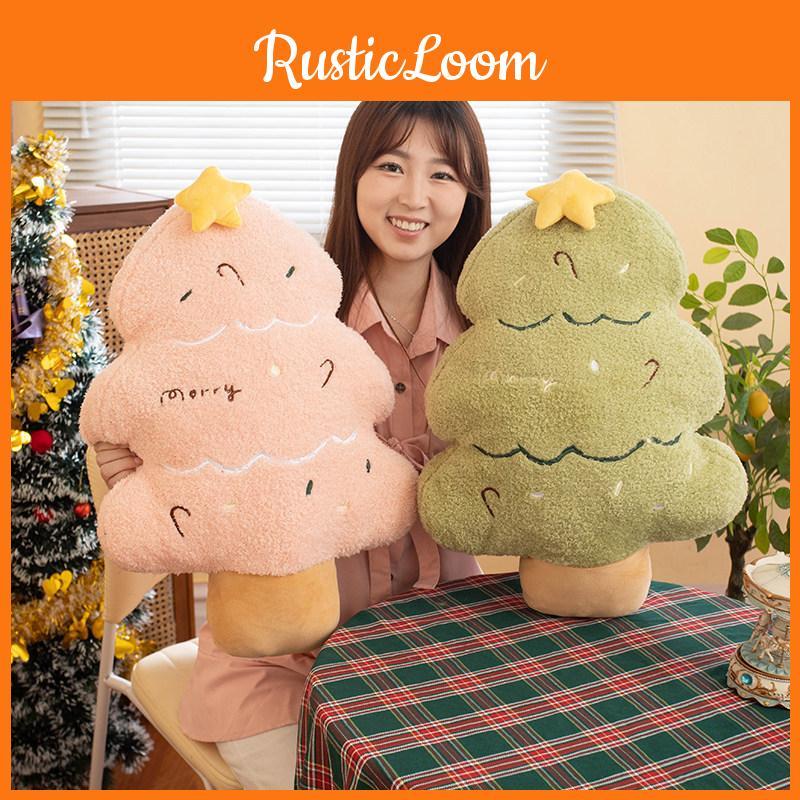 Plush Christmas Tree Toy Pillow Plant Stuffed Doll Bedroom Decorations Gift