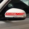 2PCS Car Rearview Mirror Decoration Emblems 3D Sticker Styling For Nissan Nismo Almera Tiida Juke Teana Qashqai 350Z 370Z GTR