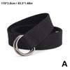 Tactical Canvas Men Belt High Quality Unisex Double Buckle Waistband Casual Female Fabric Belt U3Z7