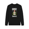 Elf Unisex Adult OMG Santa Sweatshirt
