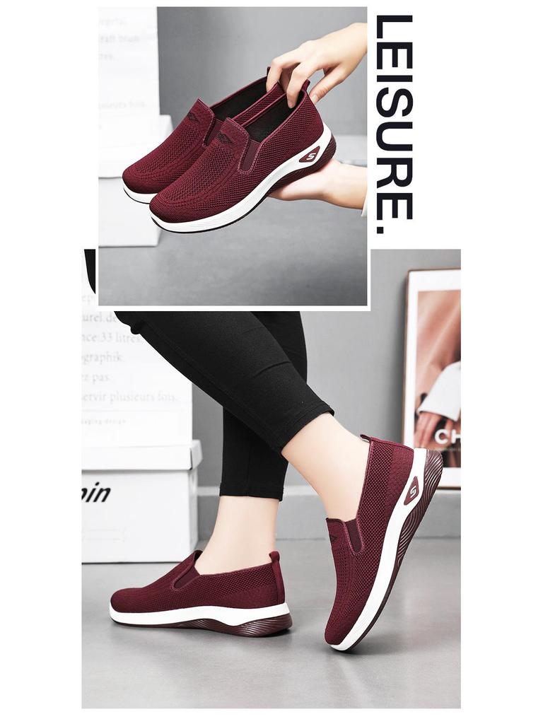 Women's Autumn Lightweight Comfortable Casual Shoes — Versatile, Non-Tiring, Ideal for Middle-Aged and Elderly.