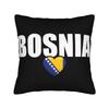 Decorative Pillowcase Bosnia and Herzegovina Flag Merchandise Home  Throw Pillow Case Cover Zippered Multi-Size
