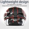Motorrad Sicherheit Hut Anti-Fog Dual Objektiv Bluetooth Helm Halb Helm Mit BT