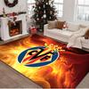 1PC rug Vill-arreal Flames Carpet, Chair Rug,Area Rug for Office Bedroom living rooms bedroom, Doormat decor Christmas fan gifts