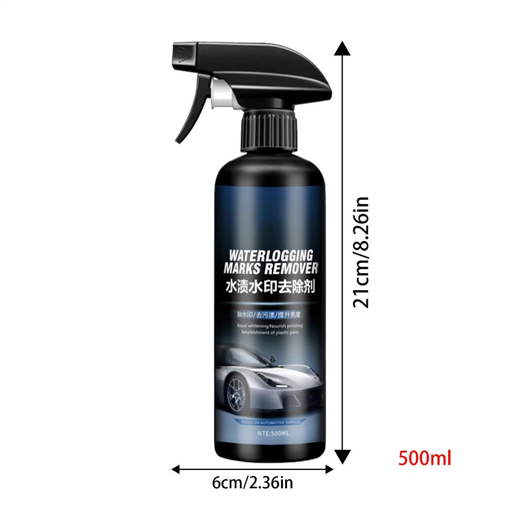 Fleckenentferner-Spray für Auto Wasserloses Glas-Detailer-Spray Fortify Schnelles Autowachs-Polierspray für Fenster Windschutzscheiben Spiegel