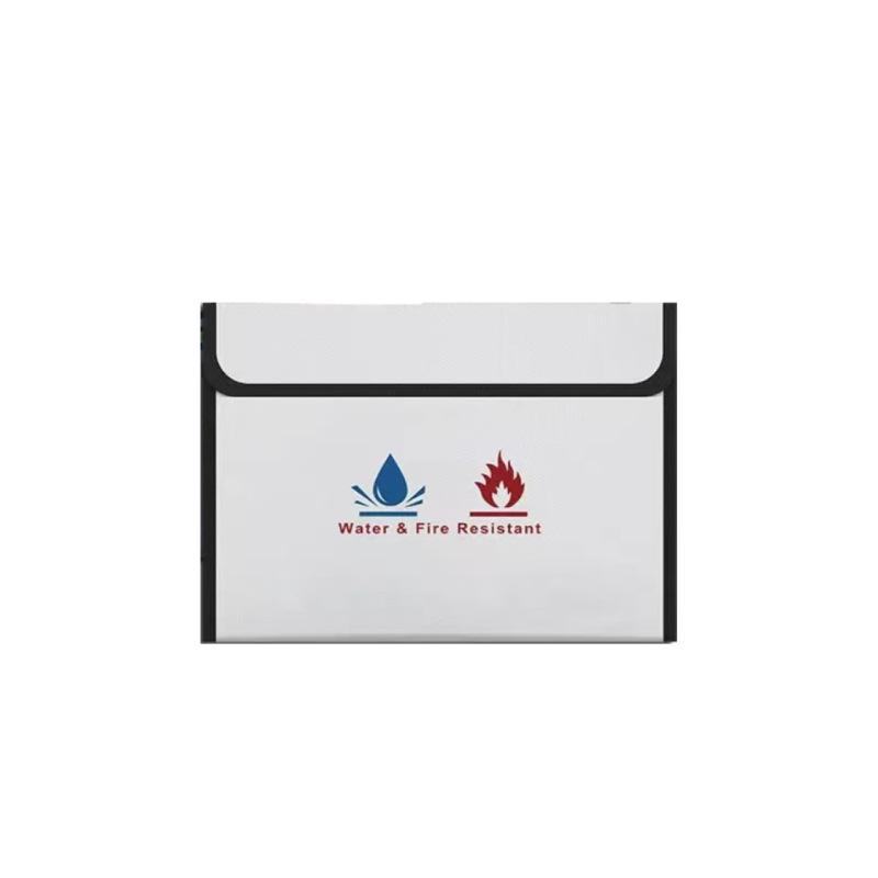 

Fireproof, Waterproof, and Moisture-Proof Document Bag - High-Temperature Retardant Storage for Certificates 24x19 cm