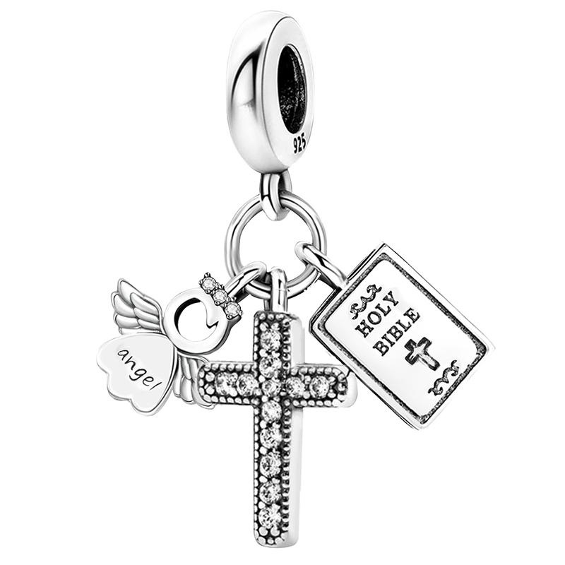 Copper Small Fresh Four Leaf Clover Series Charms Bead Diy Bracelet Necklace Making Gift Of High Quality Jewelry