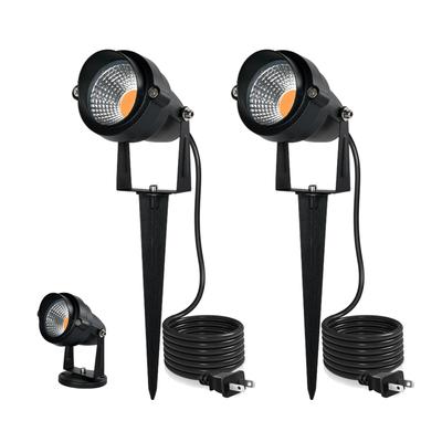 LED Garden Warm Outdoor 1280 Garden IP66 Landscape Two Mounting Hour PSE 3m Plug Warm 2 Lights [2025 Improved] Light, White, 2700K, 10W, Waterproof,