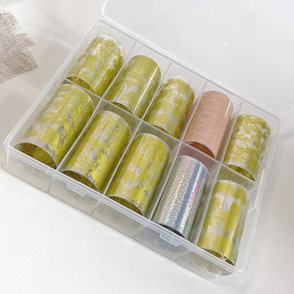 Leopard Print Nail Stickers Lace Design Nail Art Stickers Fashion Manicure Decals  Nail Decoration