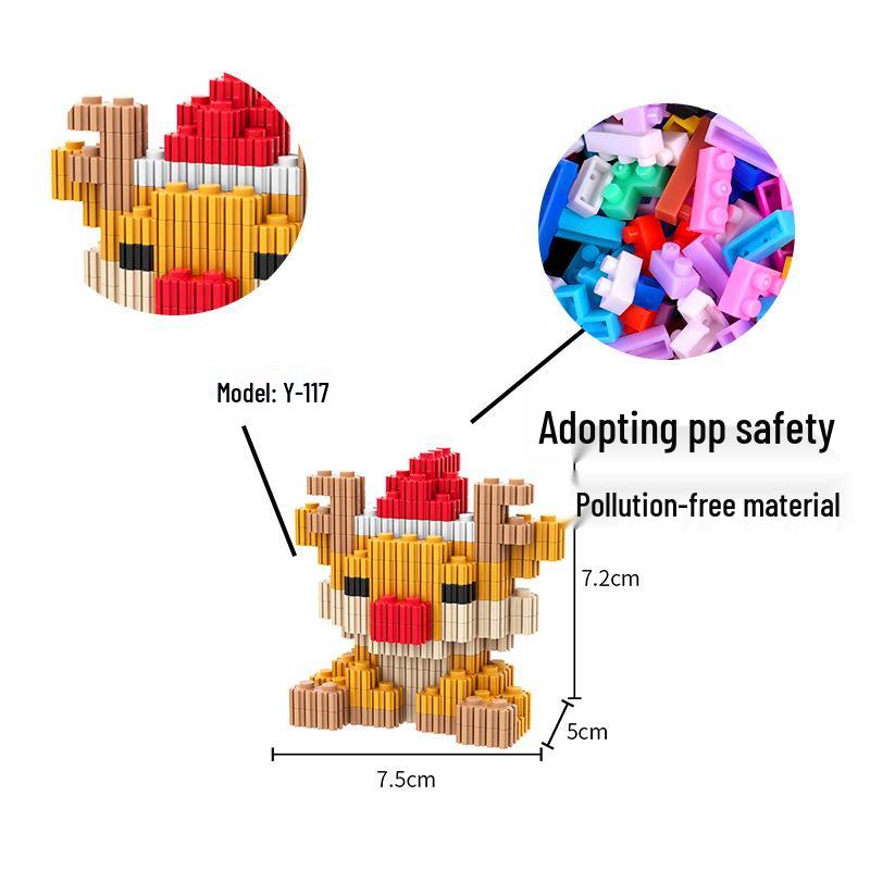 Christmas Building Blocks for Kids: Compatible with Lego, Educational & Decorative Gifts