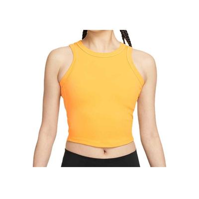 SS24 One Fitted Dri-FIT Quick-Dry Moisture-Wicking Breathable Tank Top Women Tops Yellow FN2807-717