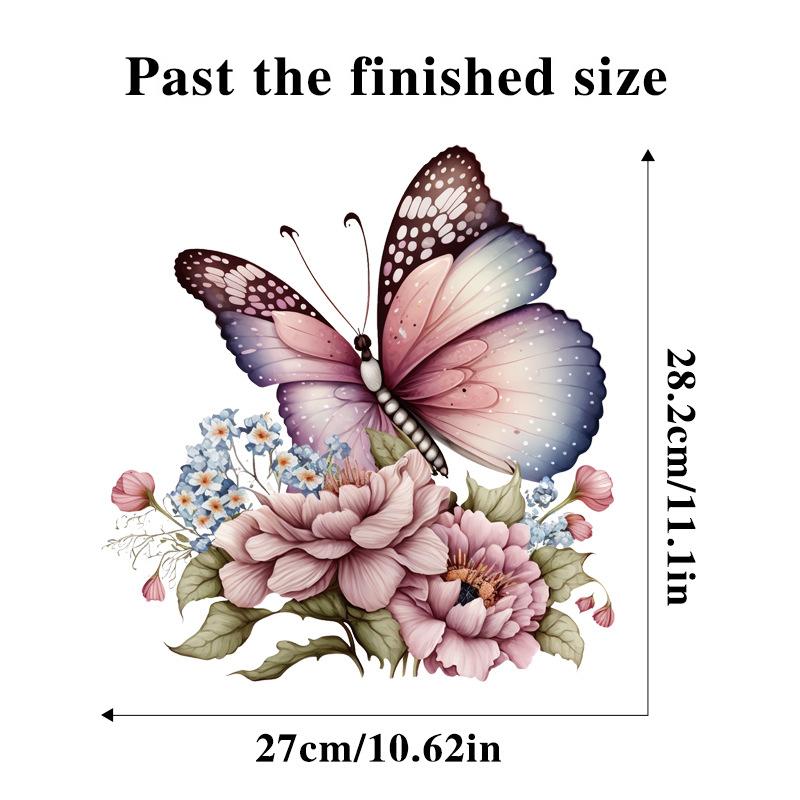 

Наклейки на стену с бабочками и цветами, наклейки для туалета, ванной комнаты, двери, настенная роспись, домашний декор, самоклеящиеся обои