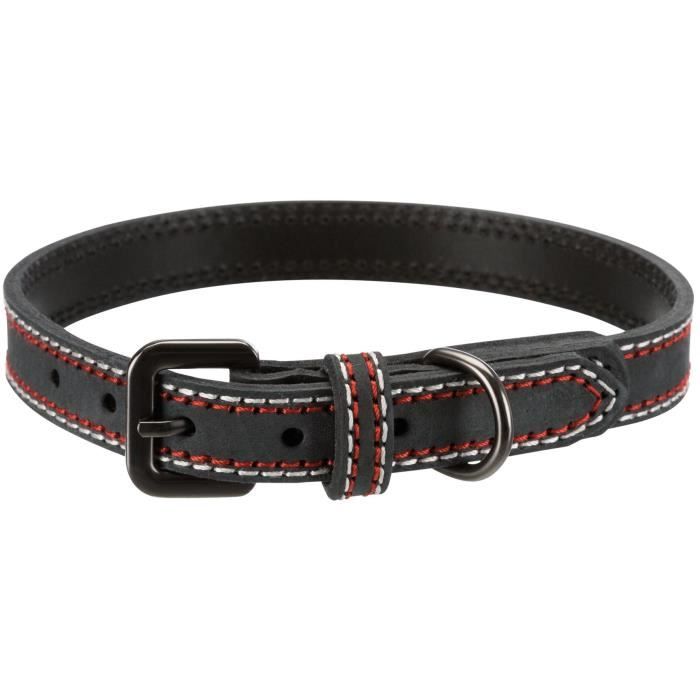 Halsbånd Native - TRIXIE - L-XL: 52-61 cm/30 mm - Antrasitt - For hund
