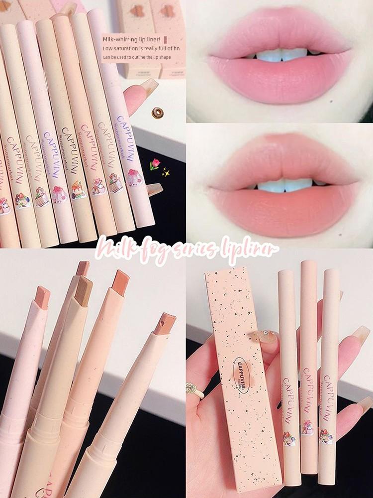 Lip Liner Waterproof Long Lasting and Does Not Fade Shaping Plump Lip Matte Nude Color Series Hook Line Lipstick Pen Outline Lip Shape Genuine Goods