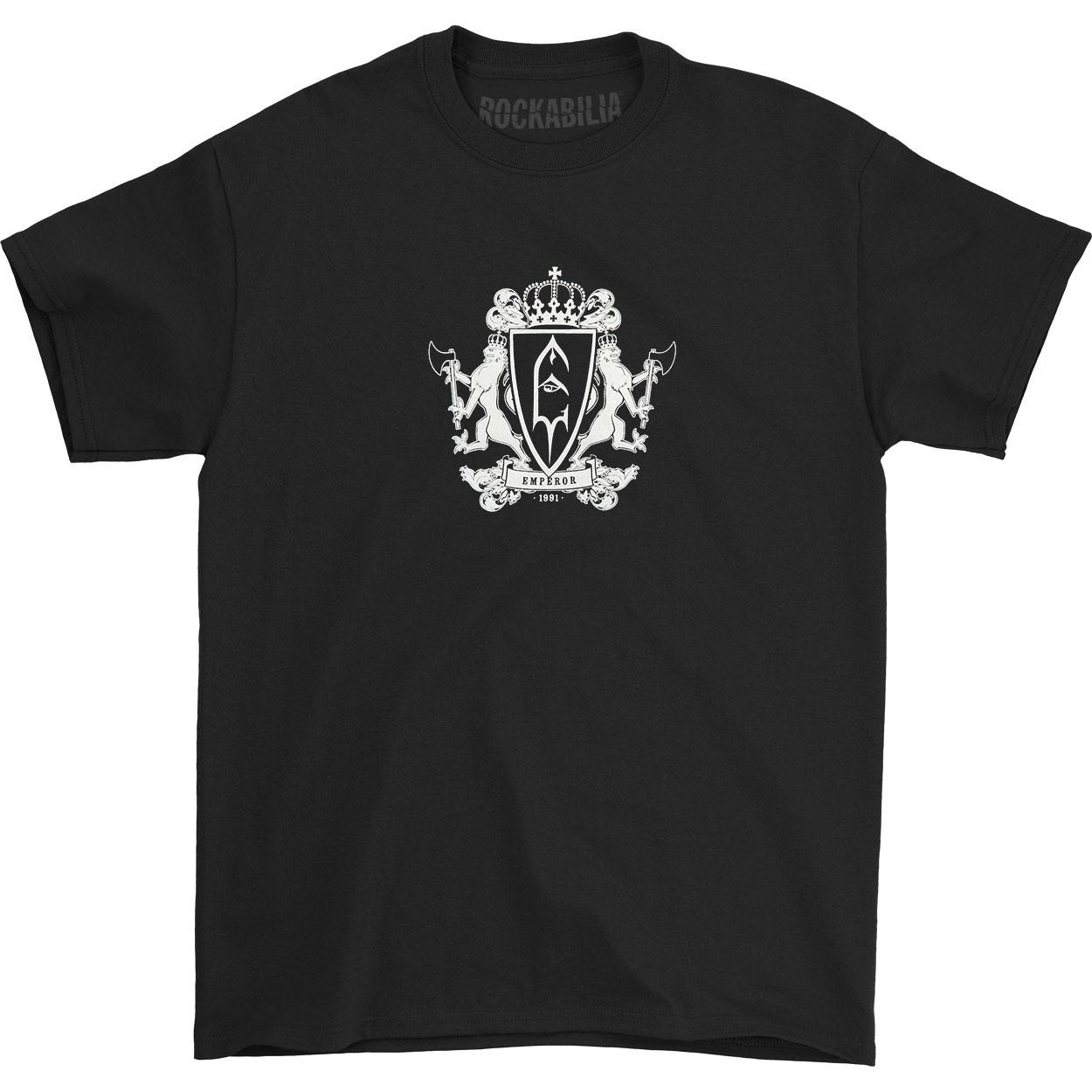 Men s Emperor Royal Crest T-shirt X-Large Black L