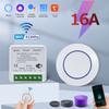 Tuya WiFi Smart Light Switch 16A 433MHz Wireless Remote Control Relay Controller Voice Control Works With Alexa Google Home