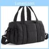 Nylon Puffer Handbag With Top Handle For Daily Casual Womens Shoulder Bag
