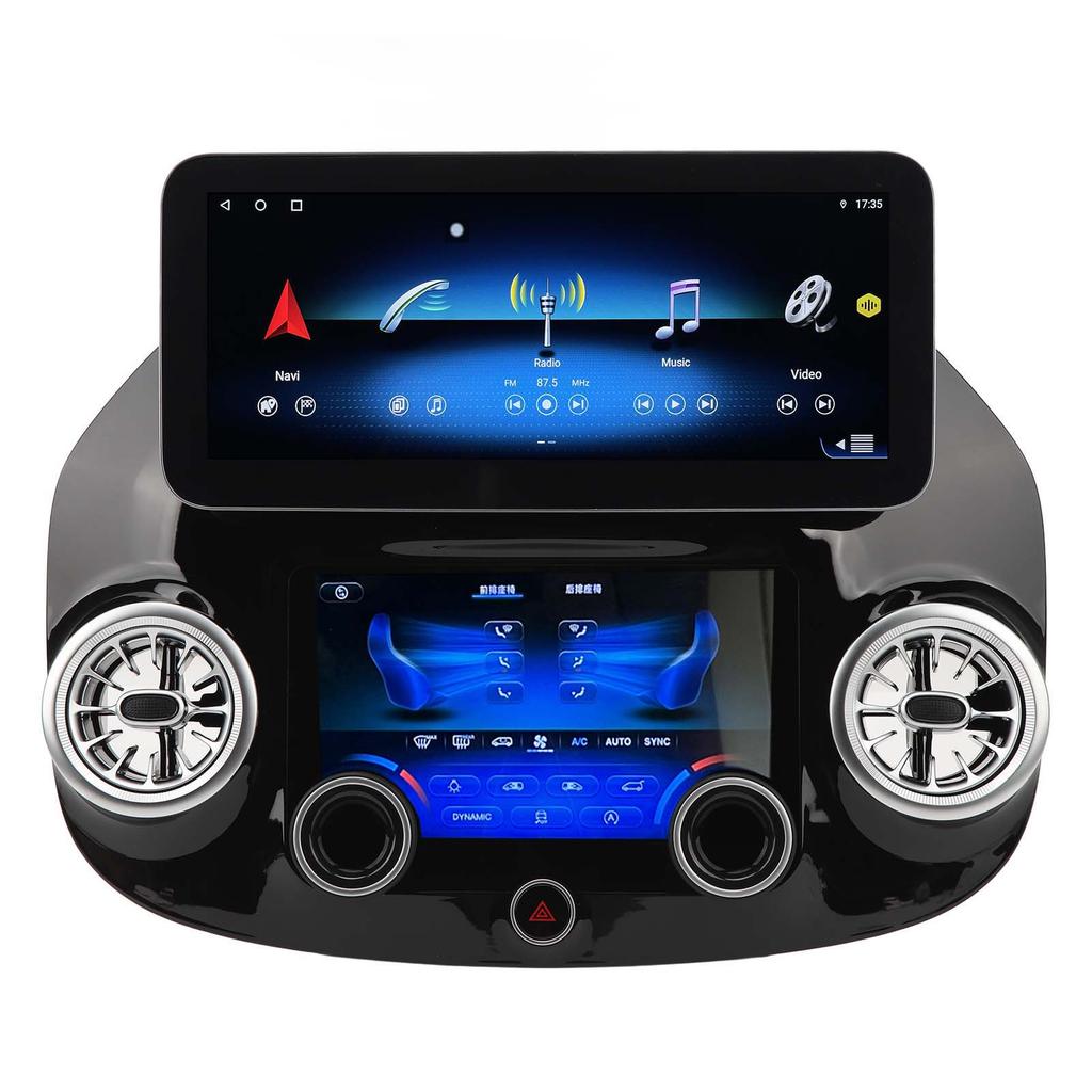 12.3 Inch Car Multimedia Player HD Touchscreen Radio Stereo GPS Navigation Bluetooth Head Unit Replacement for Benz