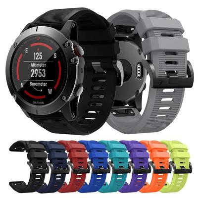 26 mm Quick Fit silikónový remienok pre inteligentné hodinky Garmin Fenix ​​5X Plus 6X 7X Pro Enduro 2 pre COROS VERTIX 2