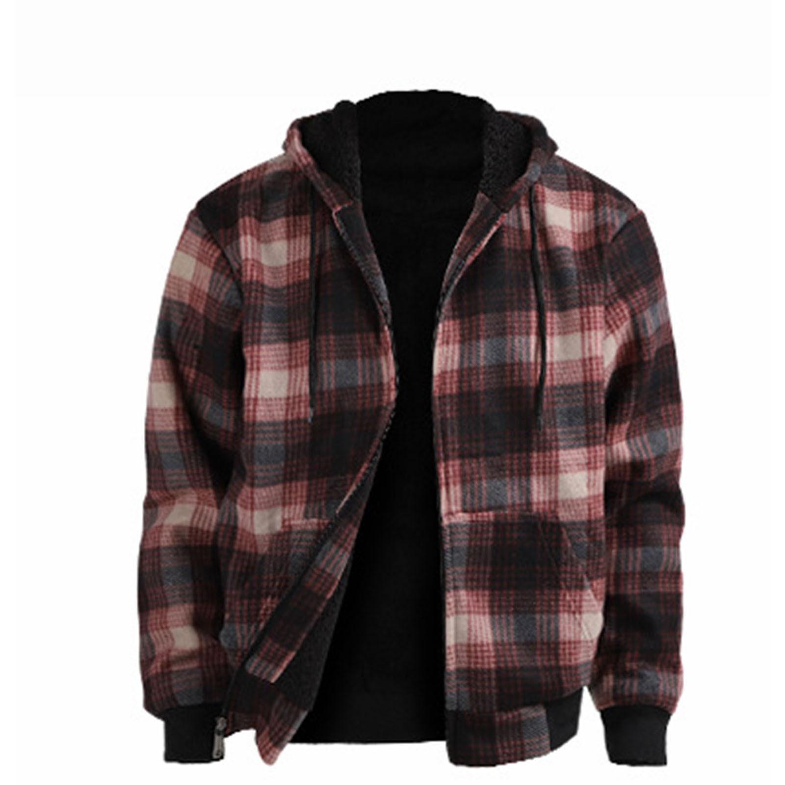 

Мужская зимняя полосатая повседневная вязаная кофта модная куртка с капюшоном для мужчин L коричневый