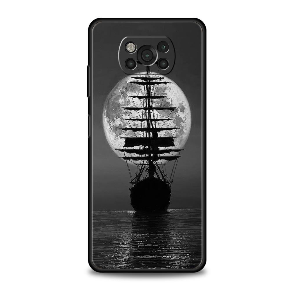 Sun Moon Angel Eyes Phone Case For Xiaomi Mi Poco X3 NFC M3 F4 F3 M4 X4 Pro 5G Note 10 12 Lite 11 11T 10T 13 12T Pro 9T Cover