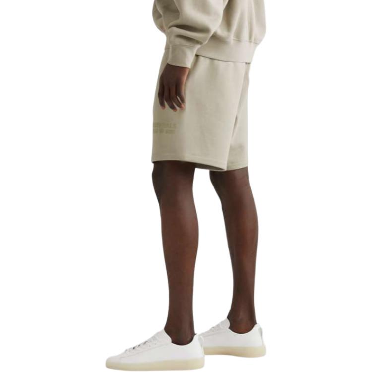 Fear of God Essentials FW22 Elastic Waist Straight-Leg Casual Shorts Unisex Bottoms Smoke-Grey FOG-FW22-119
