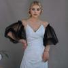 Yarn Wedding Long Sleeves Korean Style Pleated Lace Arm Covers Gift Bridal Arm Sleeves  Cosplay