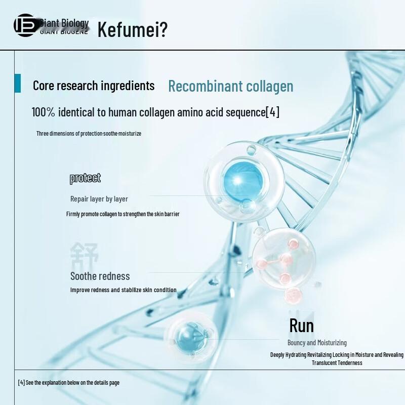 Kefumei Rekombinante Kollagen Reparaturmaske (5er-Packung)