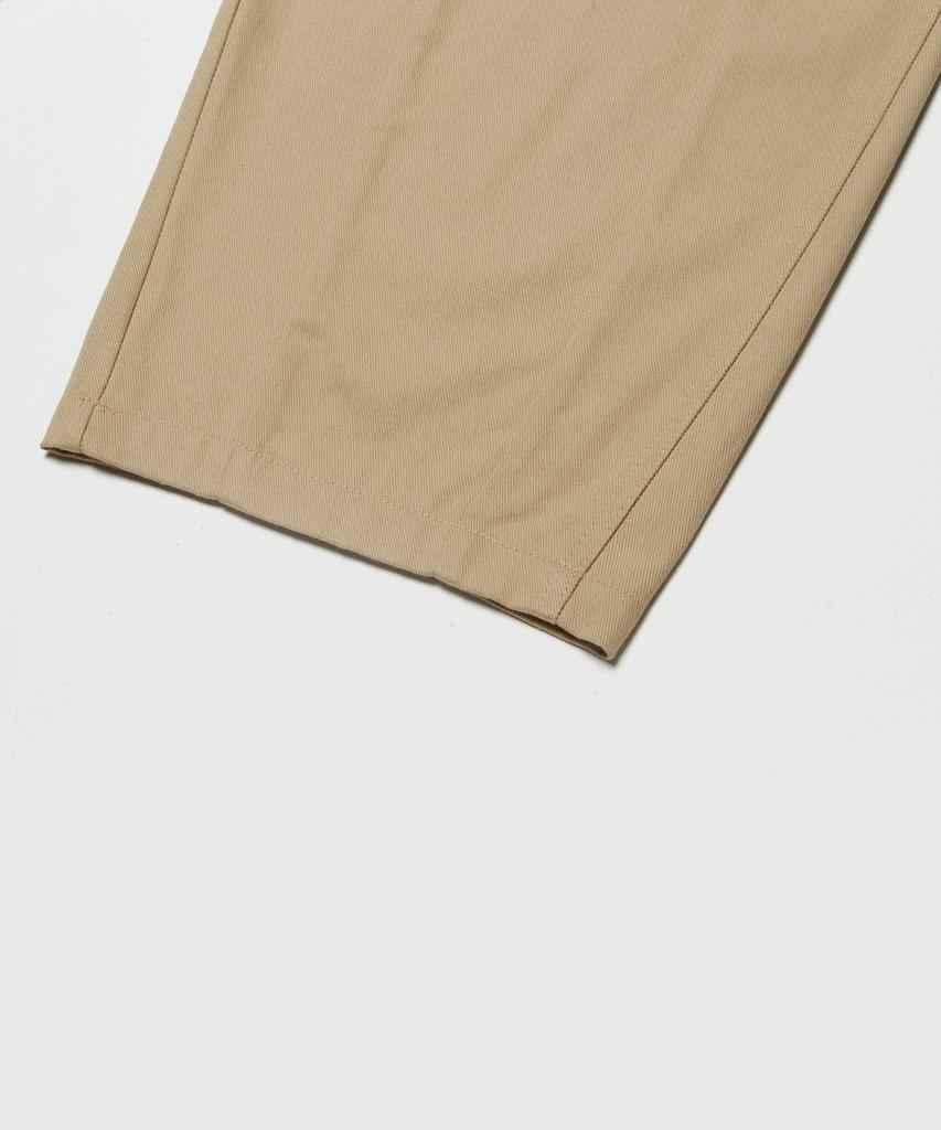 GLW Wide Cut Balloon Pants Cotton Beige