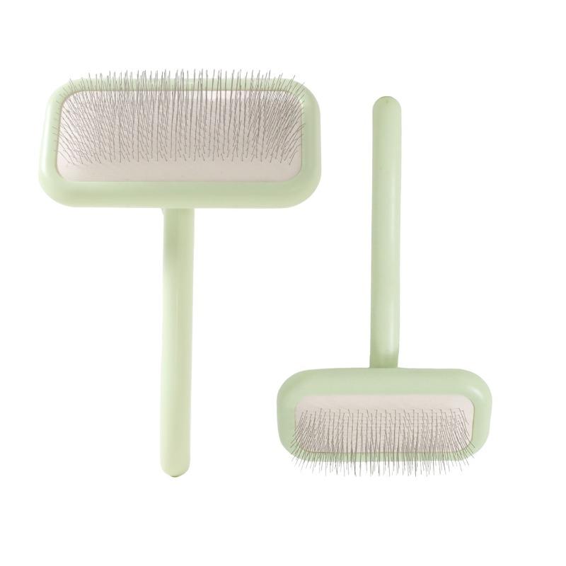 The Dog Comb Is More Comfortable Than The Bear Comb with A Special Puller Band and Airbag. The Pet Fluffy Beauty Needle Comb