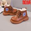 Boys' and Girls' Lightweight Snow Boots for Winter, Children's Leather Shoes with Added Insulation for Warmth and Comfort, Large Cotton Shoes.