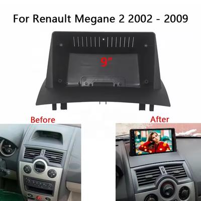 Radio Fascia Frame for RENAULT Megane 2 2002-2009 GPS Navigation Bezel Adapter Cove Stereo Player Install Surround Trim Panel