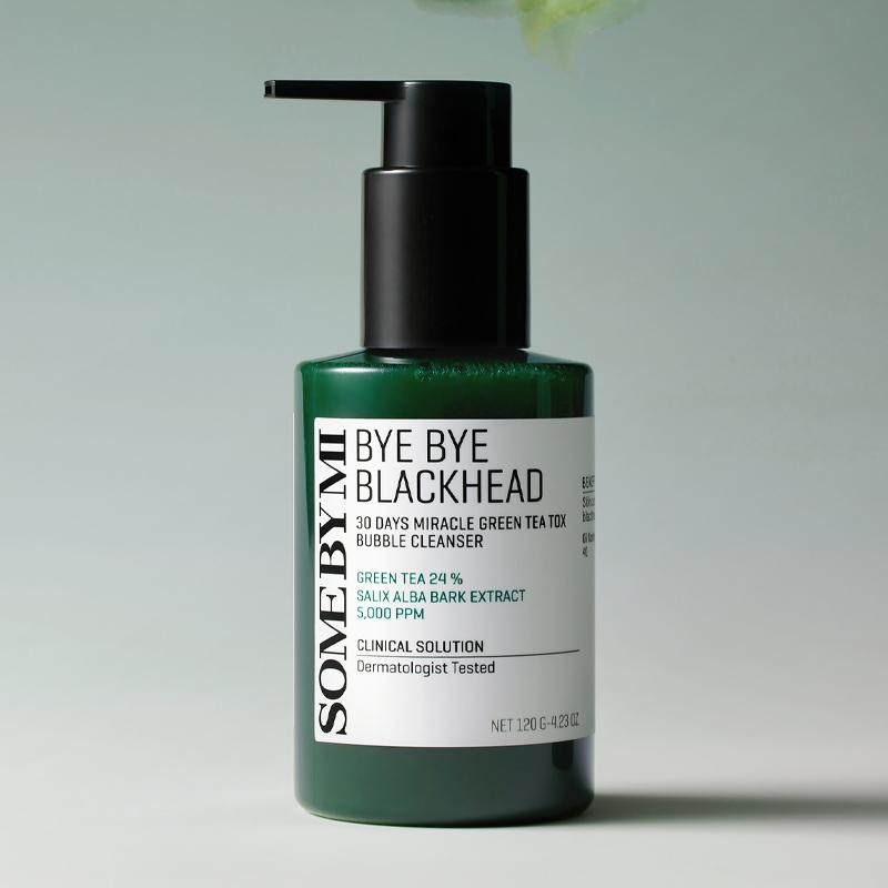 SOME BY MI Bye Bye Blackhead 30 Days Miracle Green Tea Tox Bubble Cleanser 120g