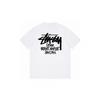Stussy Short Sleeve T-Shirt Teens Loose Fit 270g Cotton Round Neck Casual Wear