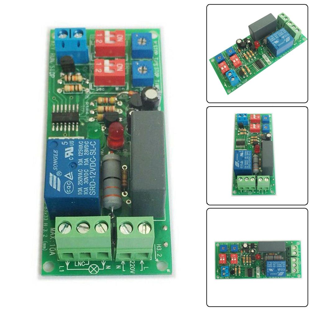 88*38*22mm Relay Module AC 100V-250V Delay Infinite Cycle