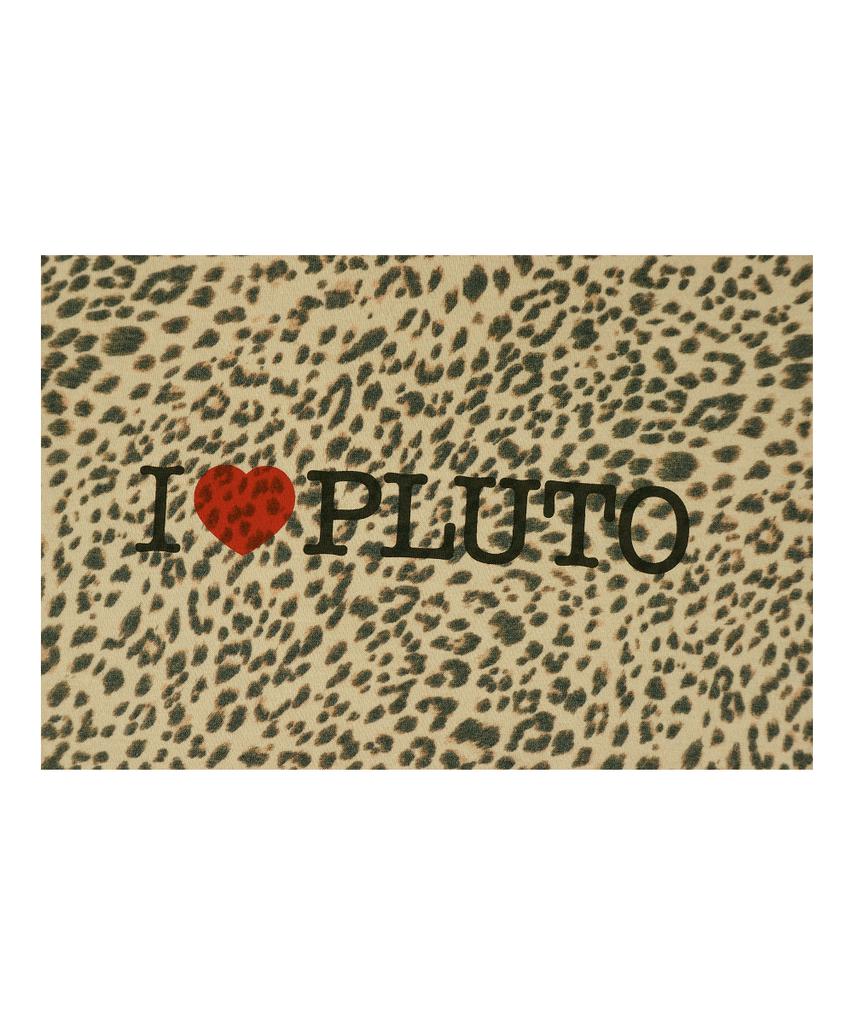 Ialtial I Love Pluto T-Shirt Leopard