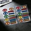 FOR TOYOTA TRO GR All Purpose Reflective Waterproof Scratch Blocker Decal Car Bike Helmet Cup Refrigerator Decorative Stickers